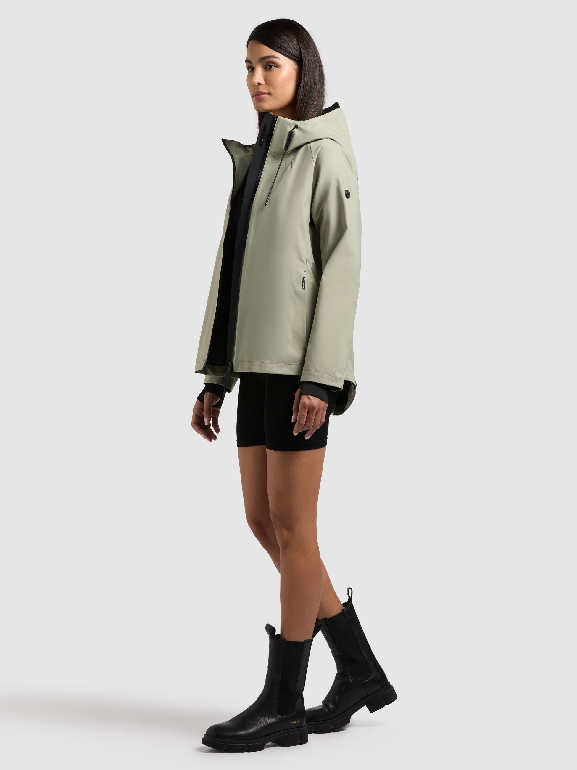 khujo-wrem-reet-green-damen-jacke-mit-kapuze-regenjacke-gr-n image 6
