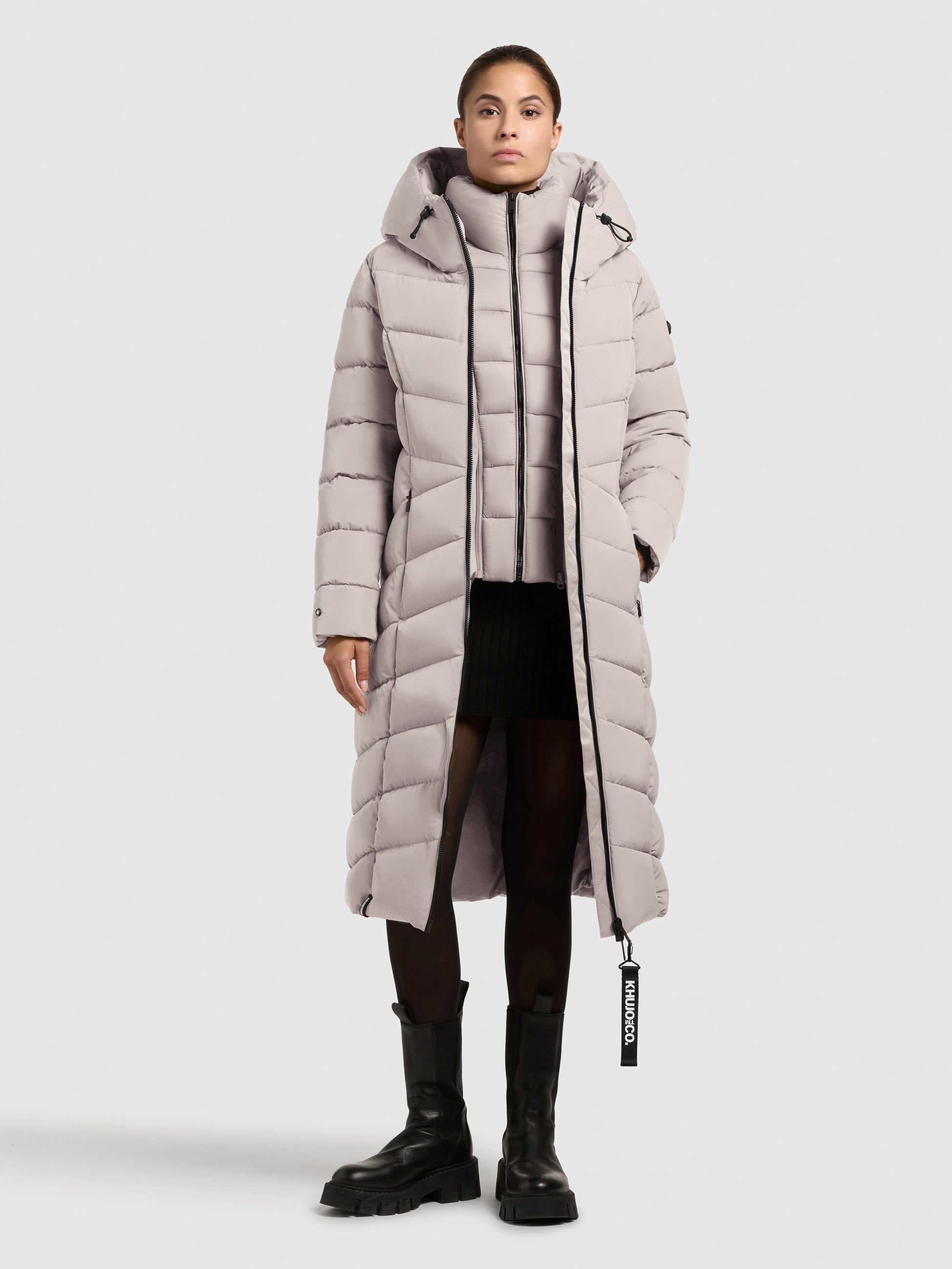 khujo-fiska-2in1-damen-steppmantel-dusty-beige-mit-herausnehmbarem-einsatz image 1