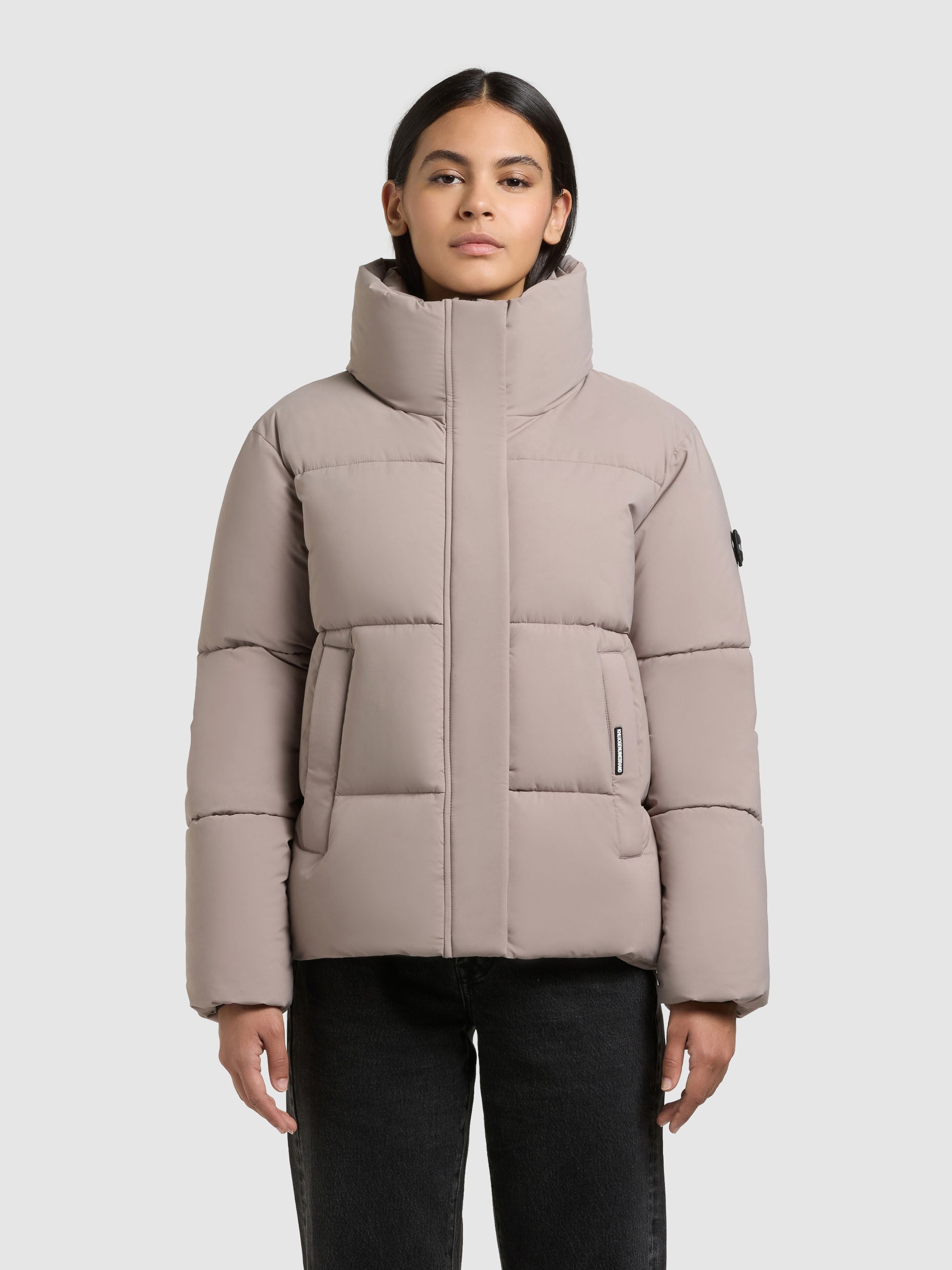 khujo-jacke-rinja2-matt-greige-damen-steppjacke-h-ftlang-loose-fit image 4