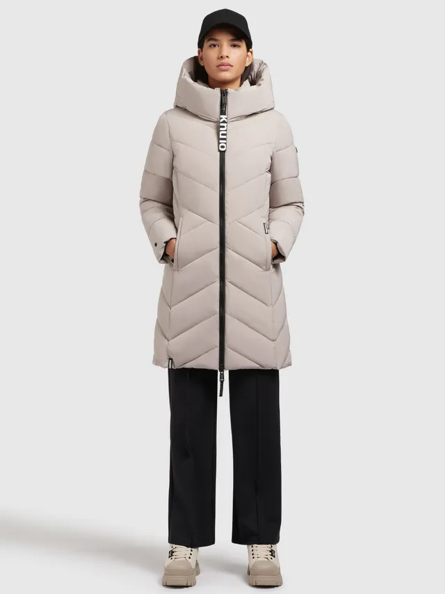 khujo-darka-steppmantel-damen-light-beige-regular-fit image 1