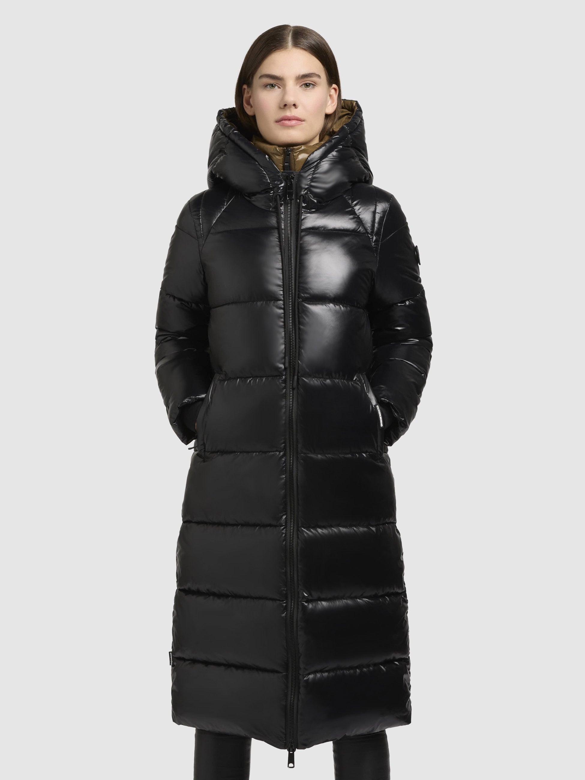 khujo-jane-mantel-schwarz-gl-nzender-damen-steppmantel-regular-fit image 4
