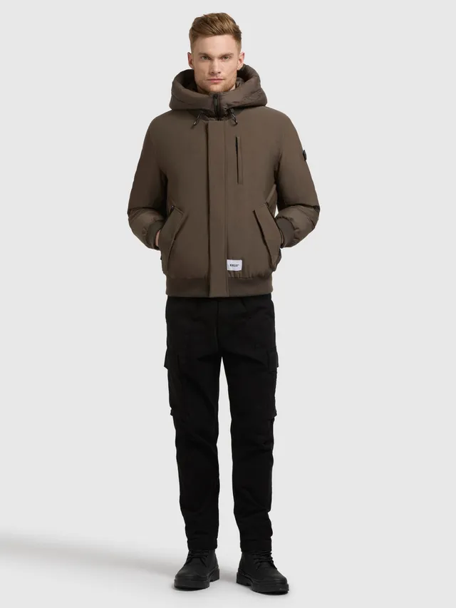 khujo-clemat-bomberjacke-dull-green-mit-stepp-einsatz image 1
