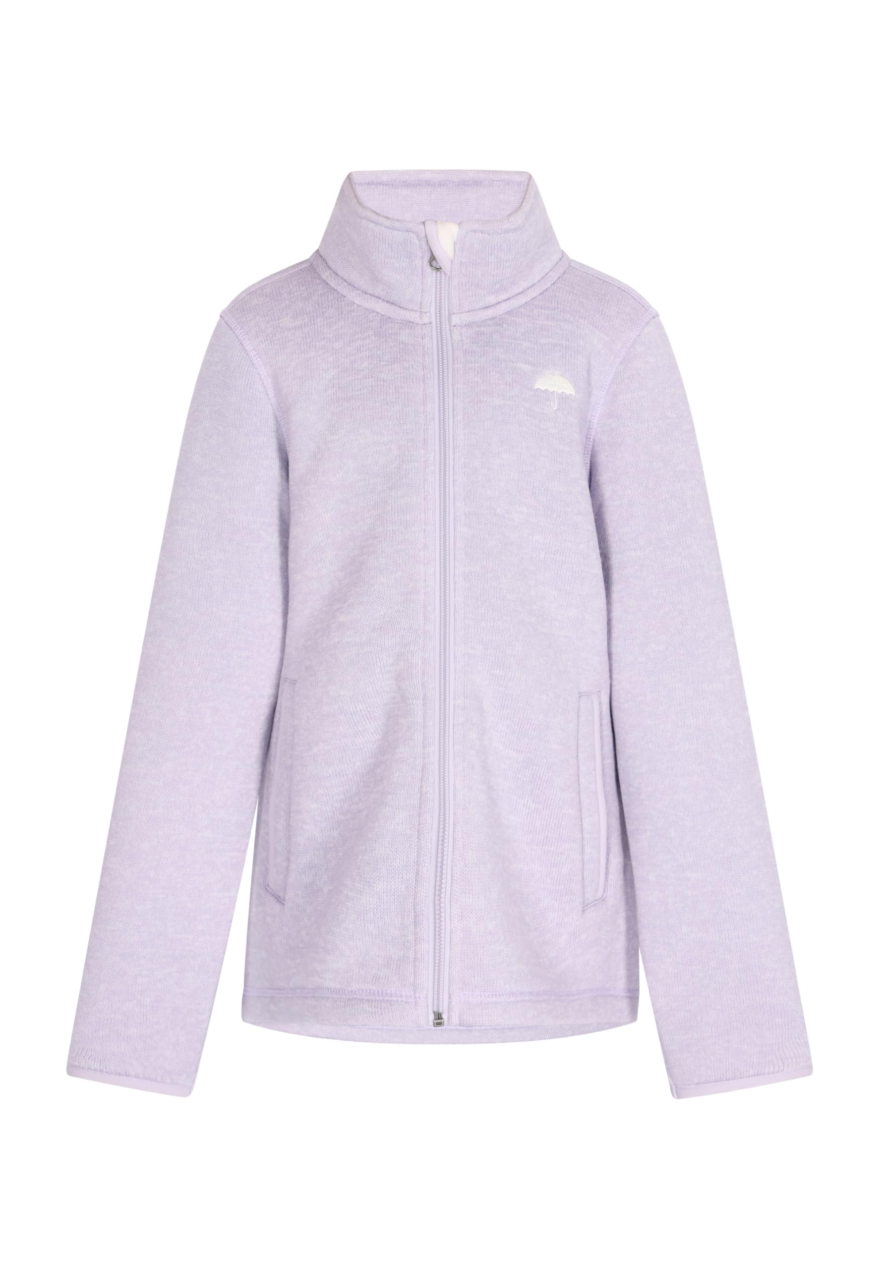 schmuddelwedda-m-dchen-strickfleecejacke-mit-stehkragen image 1
