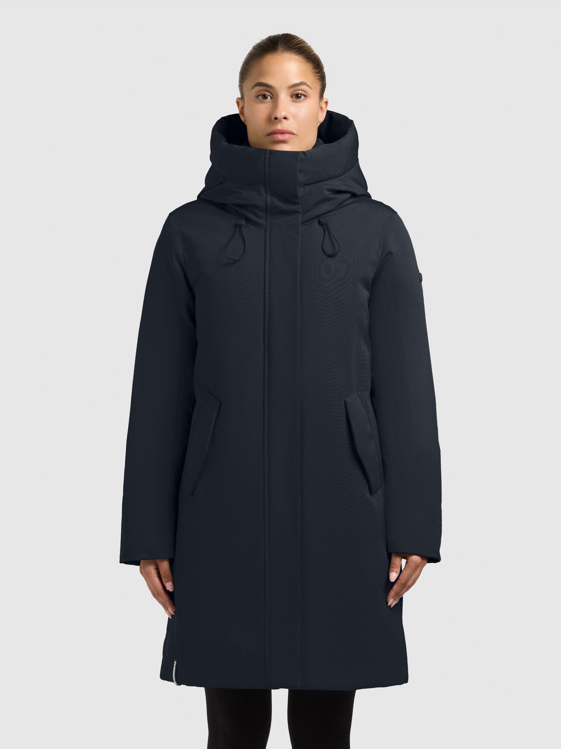 khujo-mantel-wedelia-with-inner-jacket-port-blue-kurzmantel-2in1-damen image 4