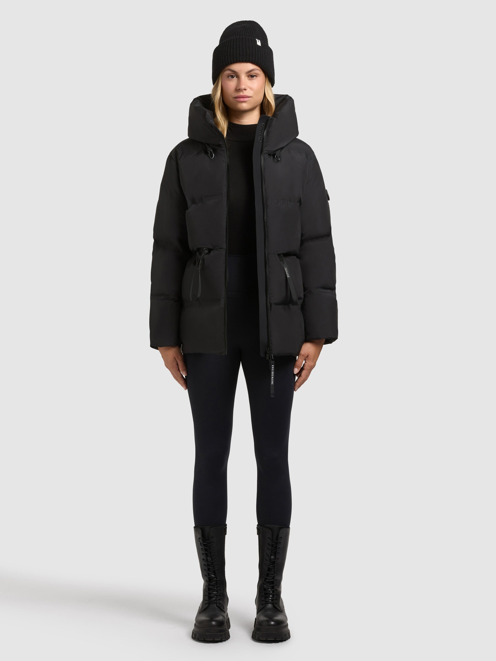 khujo-ellis-damen-steppjacke-black image 1
