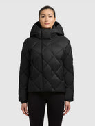 khujo-jacke-lilian-black-h-ftlange-steppjacke-mit-rautenstepp-und-kapuze image 4