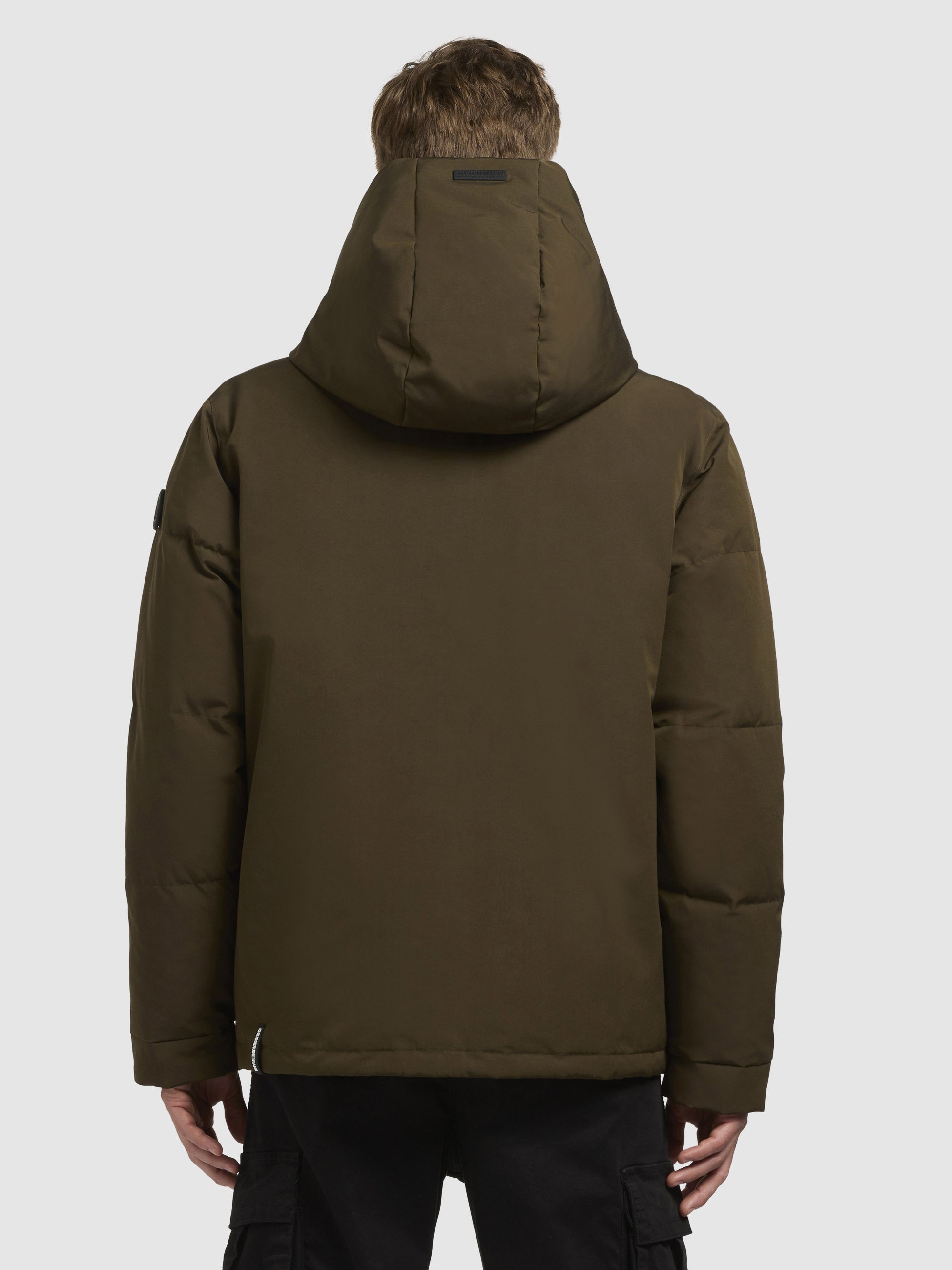khujo-gero-winterjacke-dunkeloliv-kapuze-wattiert image 3