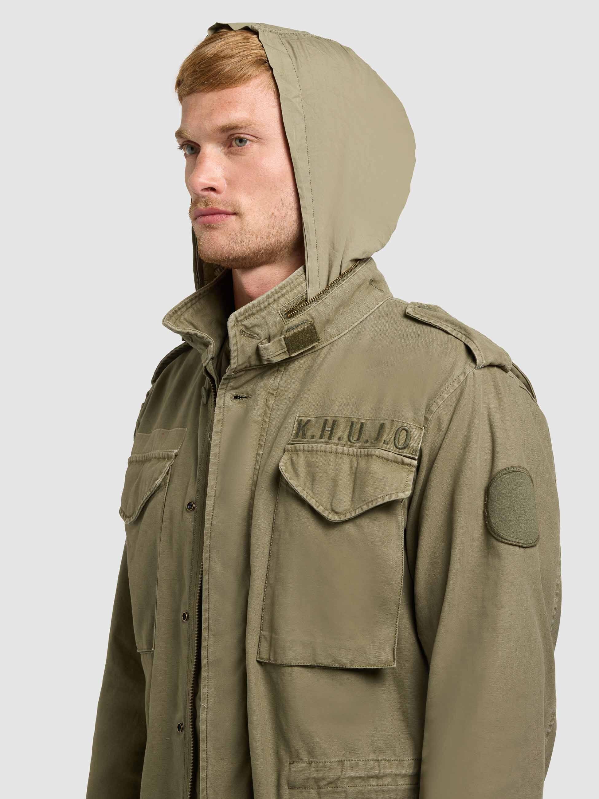 khujo-jacke-gene-olive-damen-fieldjacket-regular-fit image 7