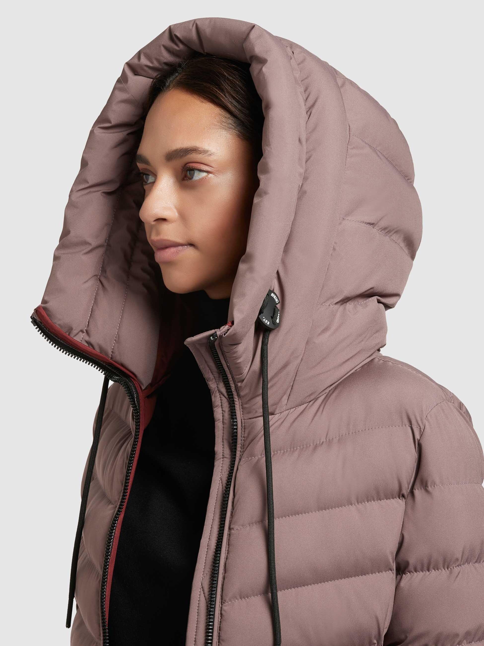 khujo-jacke-tuhani2-matt-altrosa-steppjacke-leicht image 6