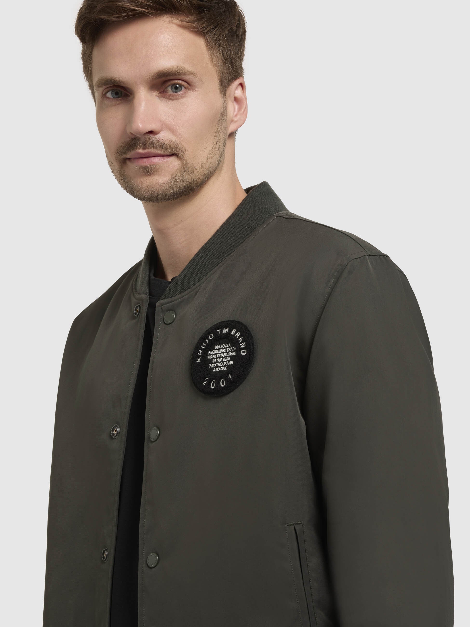khujo-jacke-cicco-collegejacke-dunkelgr-n image 7