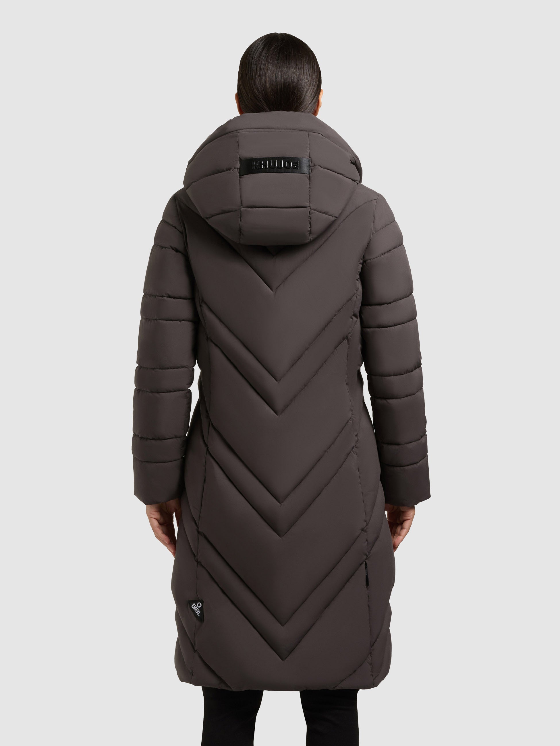 khujo-bibb-damen-steppmantel-graphite-grey image 3