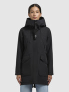 khujo-coat-venga-damen-kurzmantel-black-baumwollmix image 4
