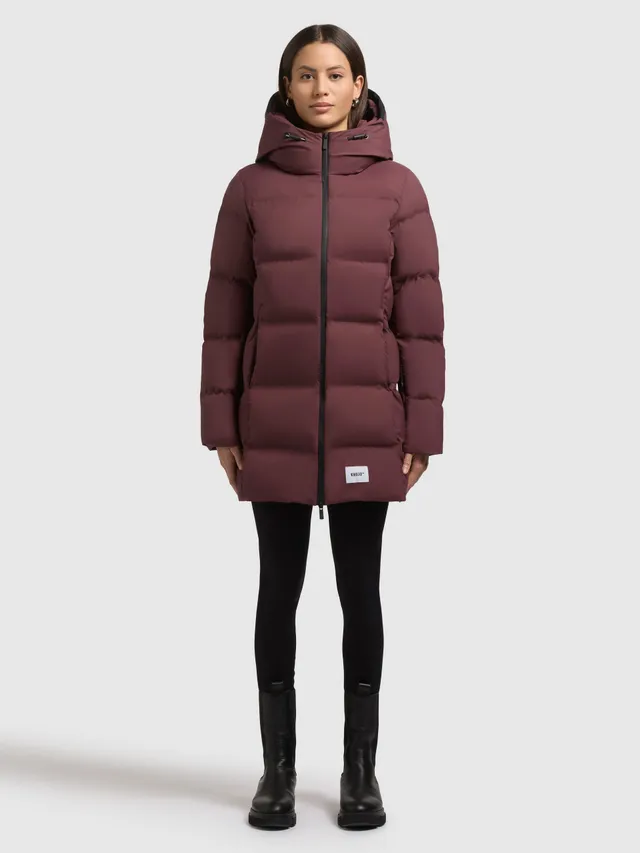 khujo-jacke-tanare4-moscato-red-slim-fit-steppjacke-damen image 1