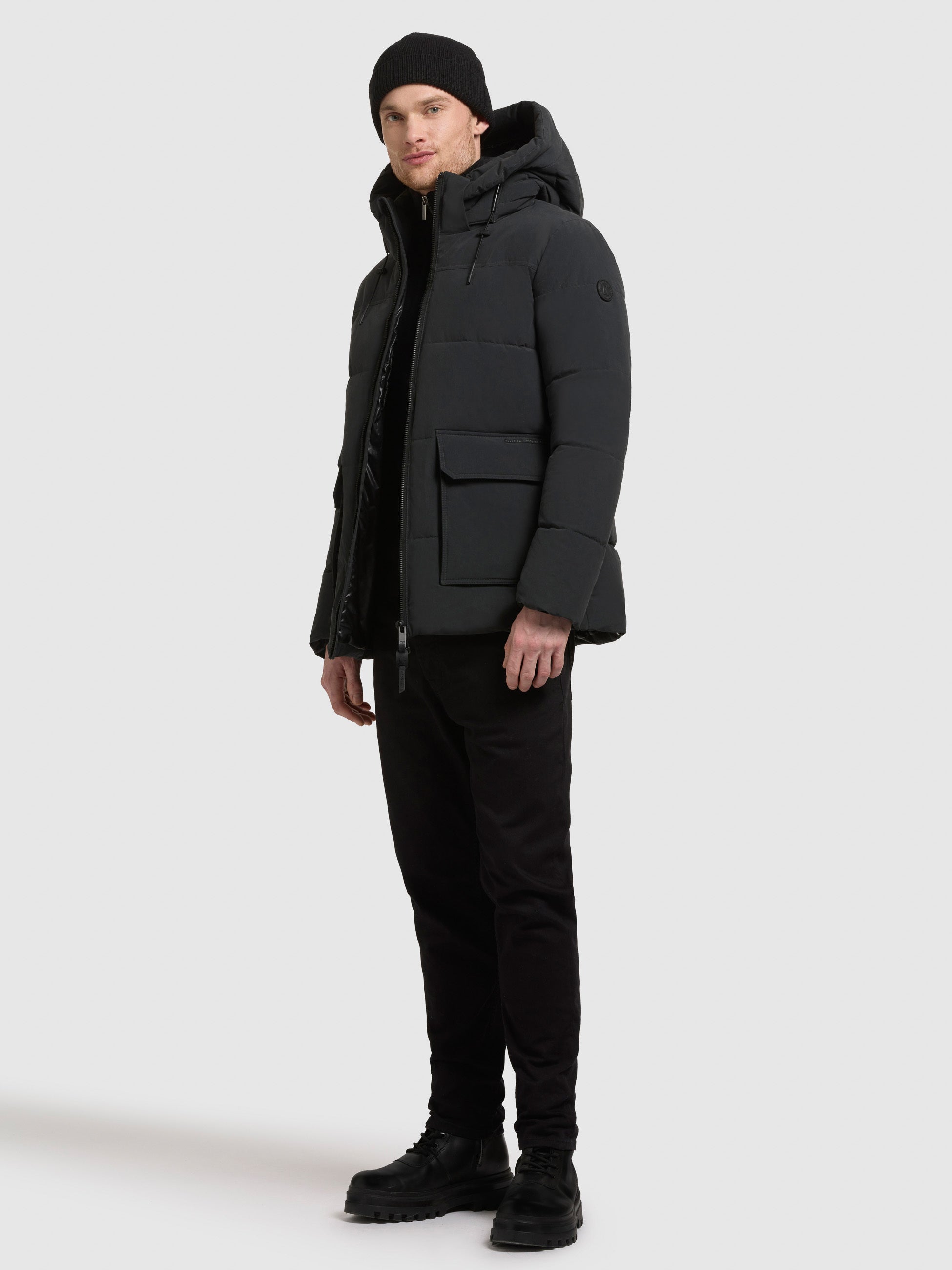 khujo-jacke-caspar-obrage-grey-h-ftlange-winterjacke-mit-abnehmbarer-kapuze image 2