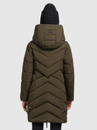 khujo-mantel-darka-khaki-damen-steppmantel-regular-fit image 3
