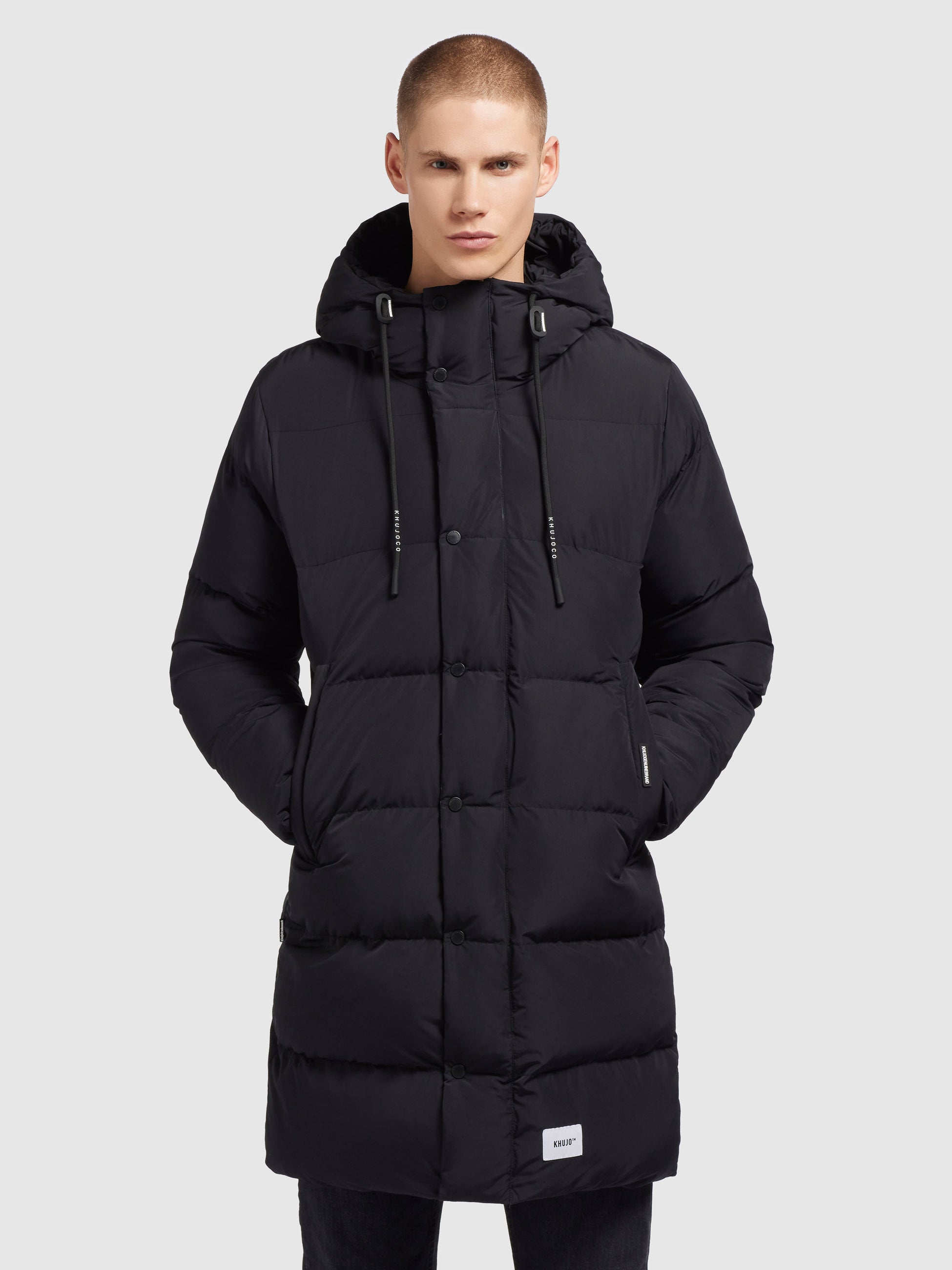 khujo-mantel-dewey-black-langer-damen-parka-wattiert image 4