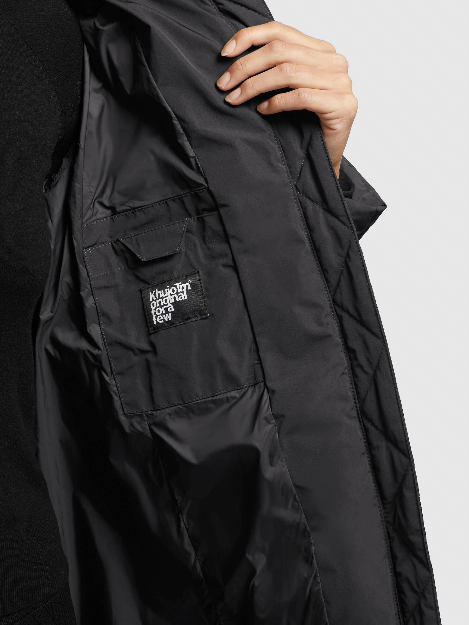 khujo-mantel-darka-dunkelgrau-steppmantel-damen-regular-fit-mit-kapuze image 8