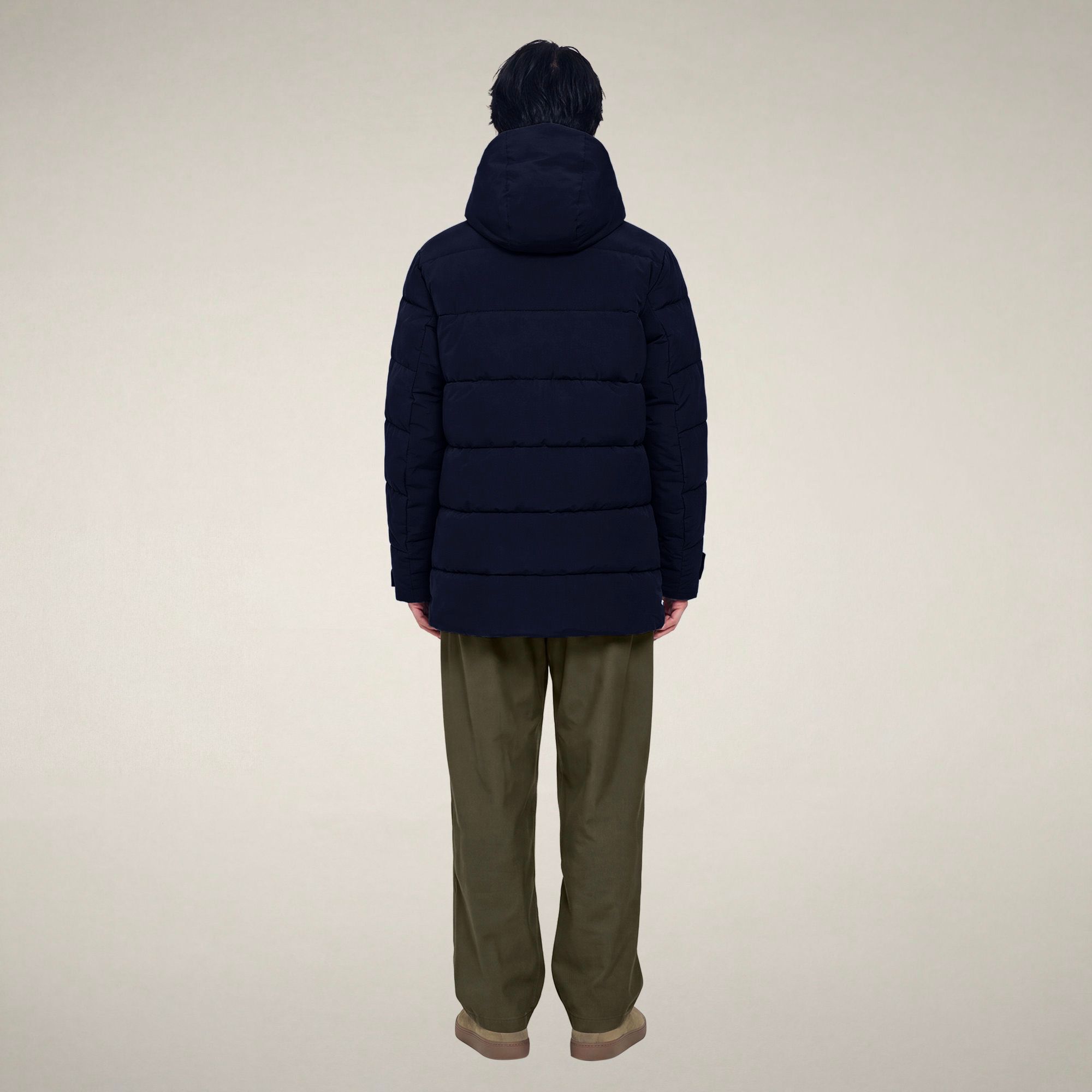save-the-duck-flavien-herren-kapuzenjacke-blau-schwarz image 2