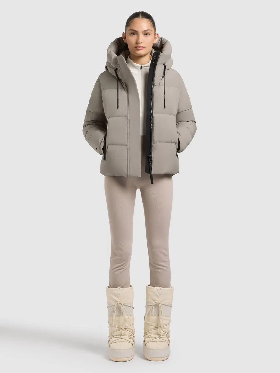 khujo-enits-matt-steppjacke-witcher-green-damen image 1