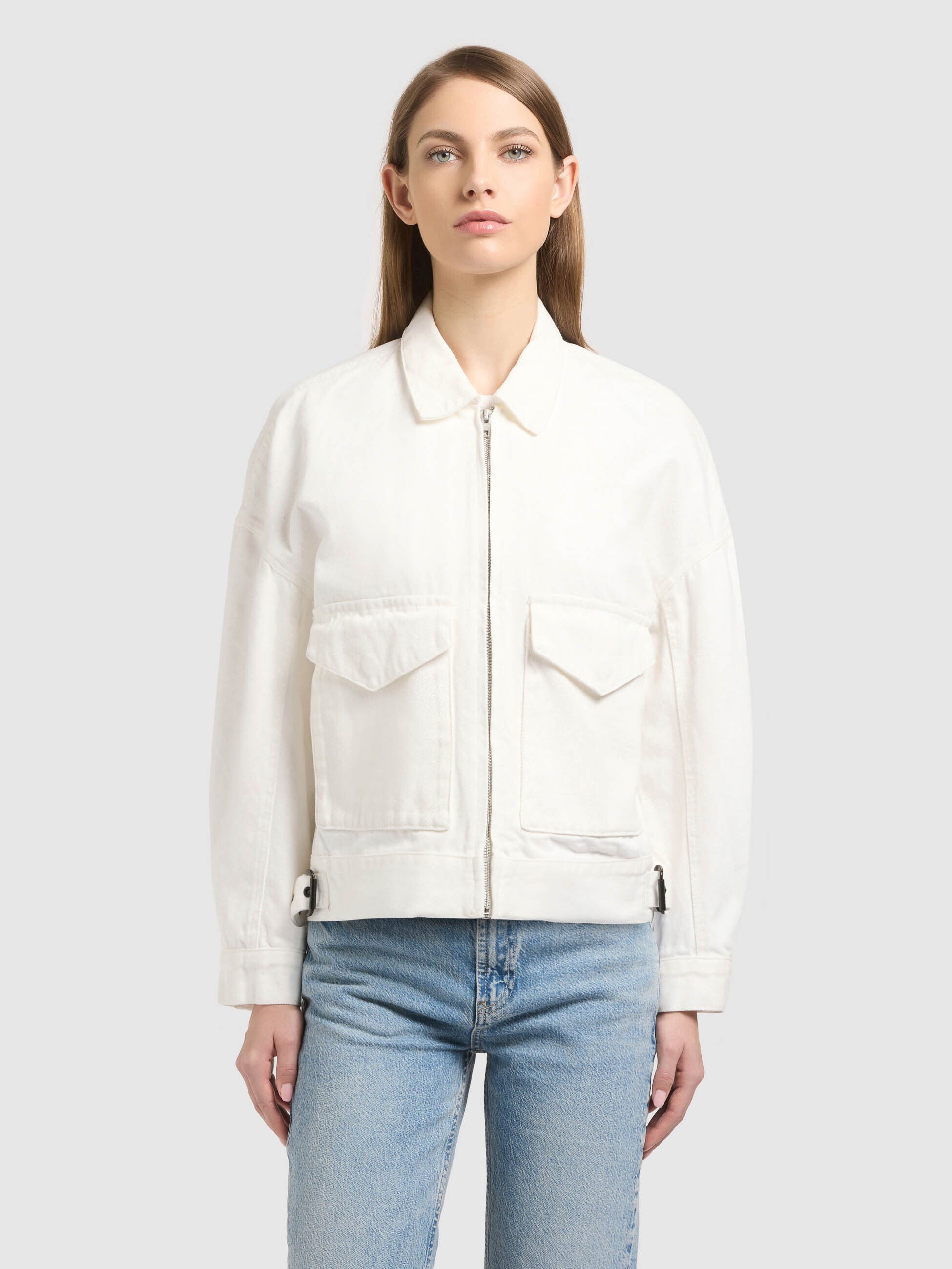 khujo-jacke-nelina-off-white-damen-jeansjacke image 1