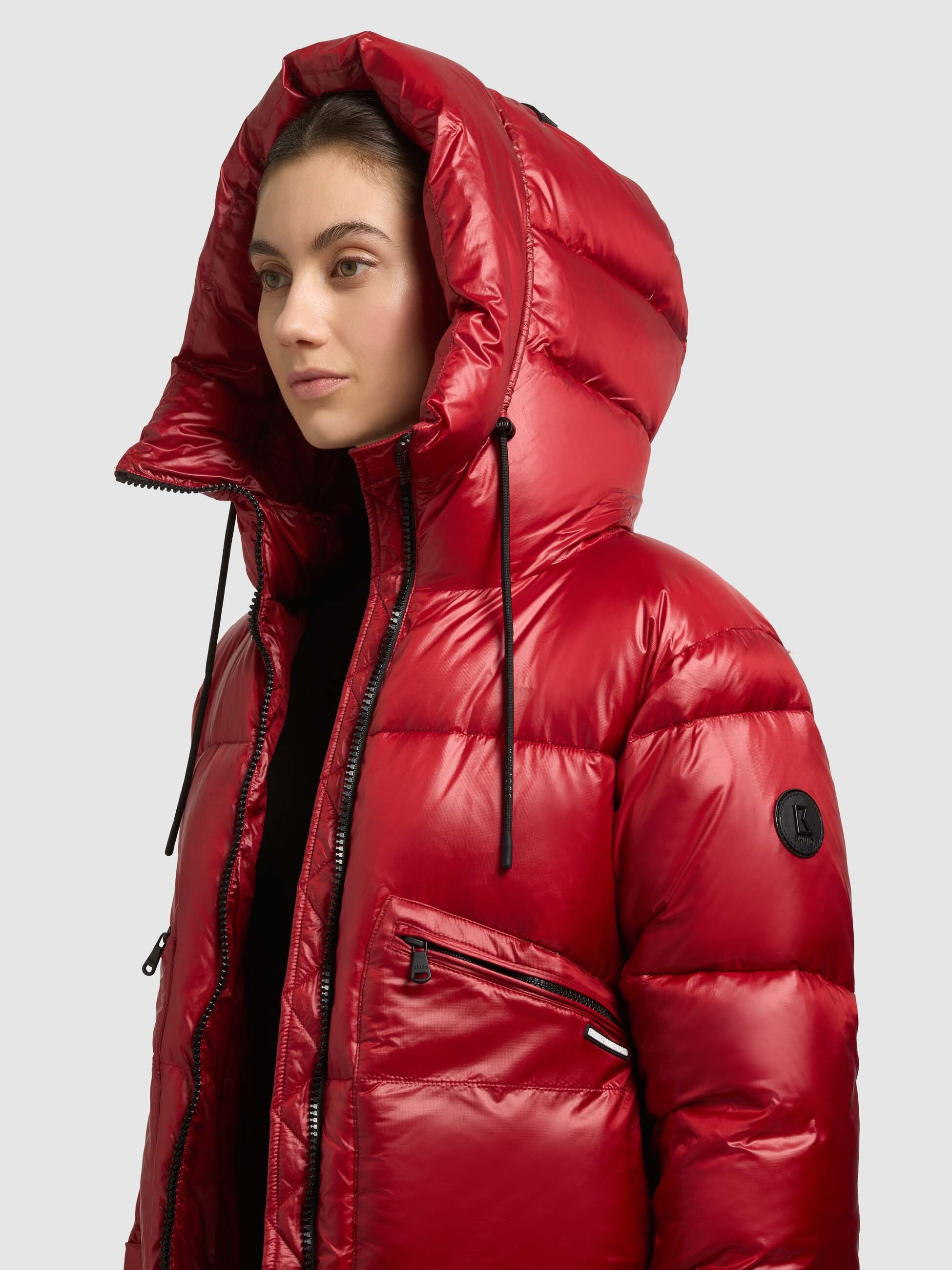khujo-jacke-luna-nebula-red-gl-nzende-steppjacke-h-ftlang-mit-kapuze image 7