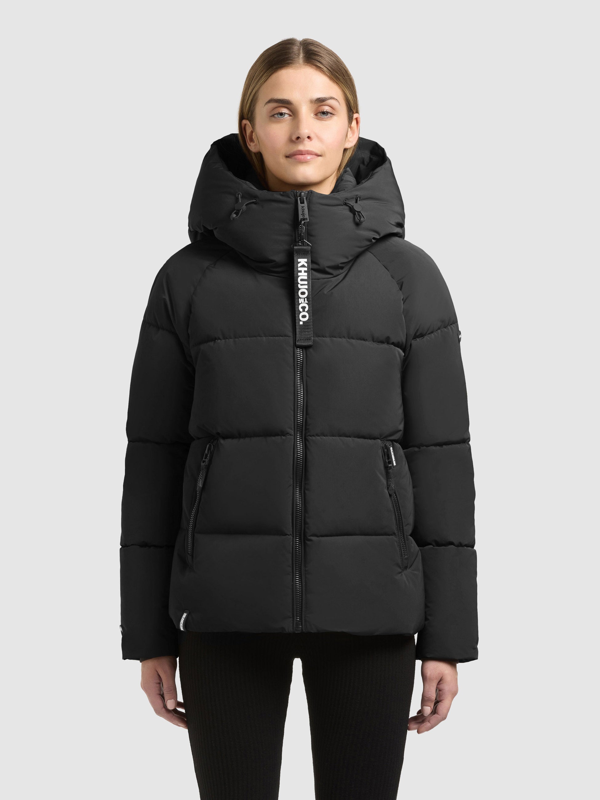 khujo-jacke-ono2-black-damen-steppjacke-h-ftlang-mit-kapuze image 4