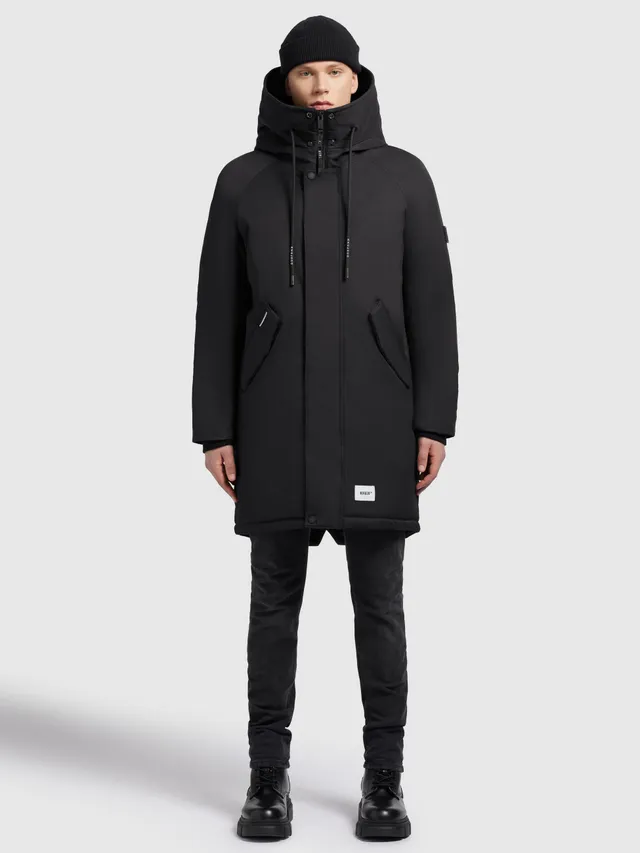 khujo-coat-hant-damen-kurzmantel-black-leicht-wattiert image 1