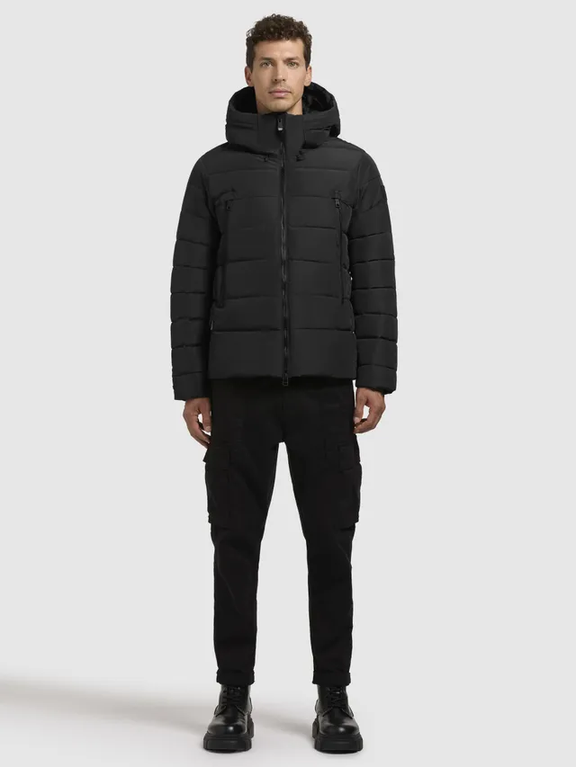 khujo-jacke-wou-schwarz-steppjacke-regular-fit-h-ftlang image 1