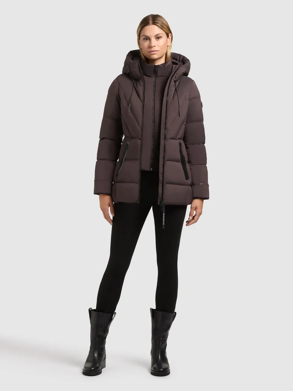 khujo-jacke-rabb-2in1-moody-plum-steppjacke-slim-fit image 1
