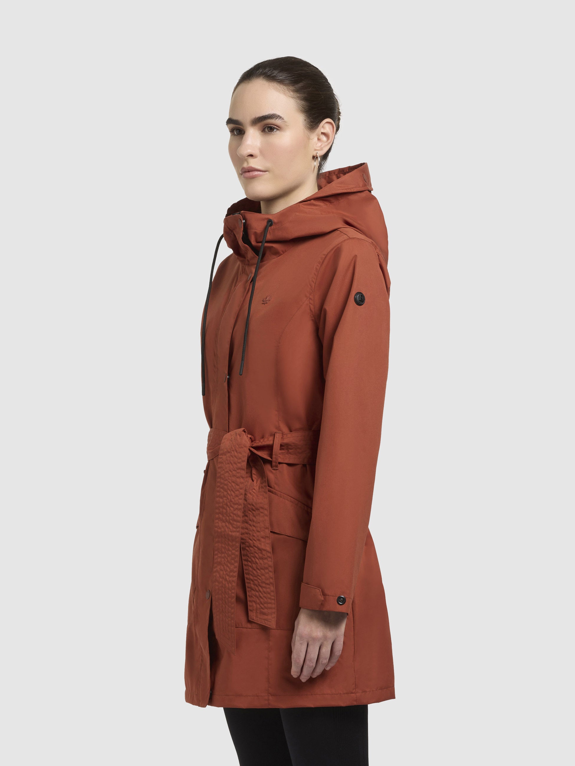 khujo-jacke-mosti-rotbraun-sommerjacke-trenchparka-damen-mit-g-rtel image 5