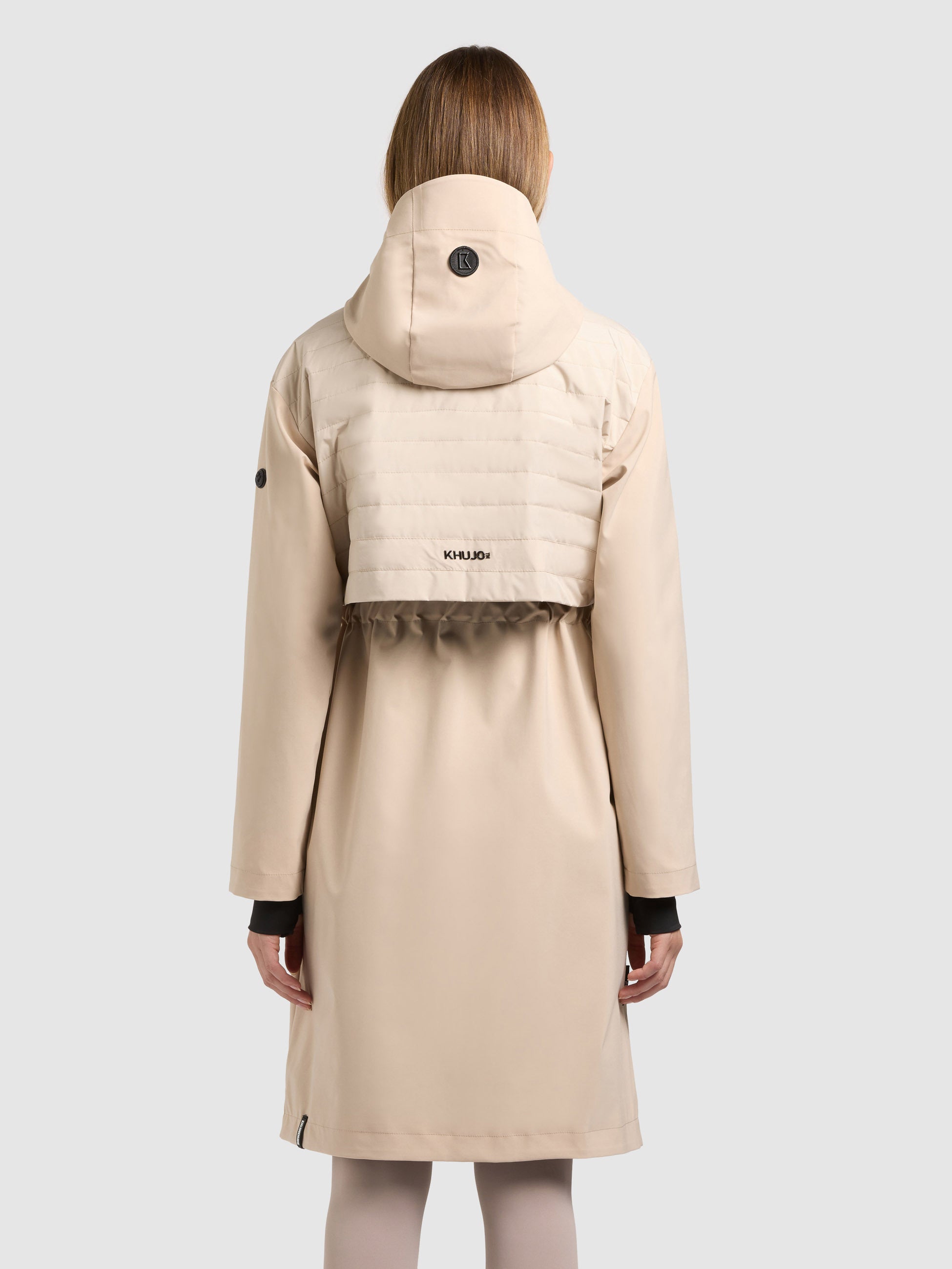 khujo-mantel-elsa-soft-beige-leichter-kurzmantel-mit-kapuze image 3