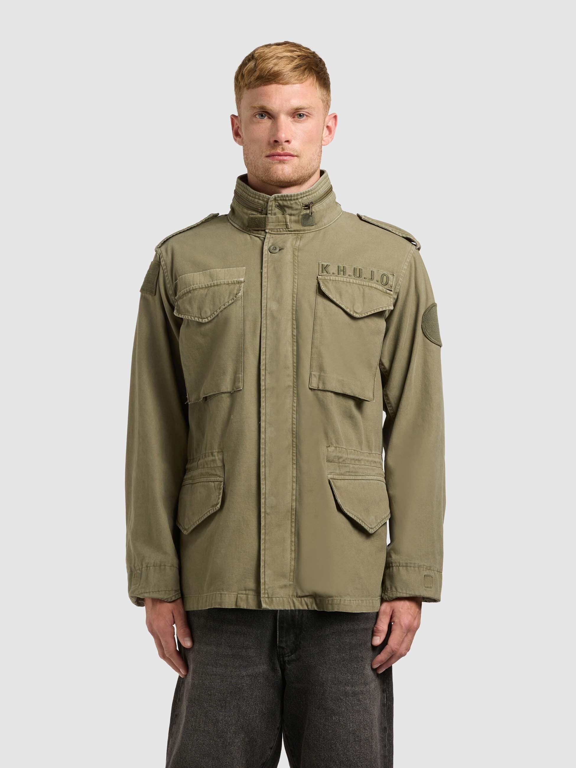 khujo-jacke-gene-olive-damen-fieldjacket-regular-fit image 1