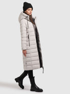 khujo-mantel-simmie-hellgrau-damen-steppmantel-regular-fit-knielang image 6