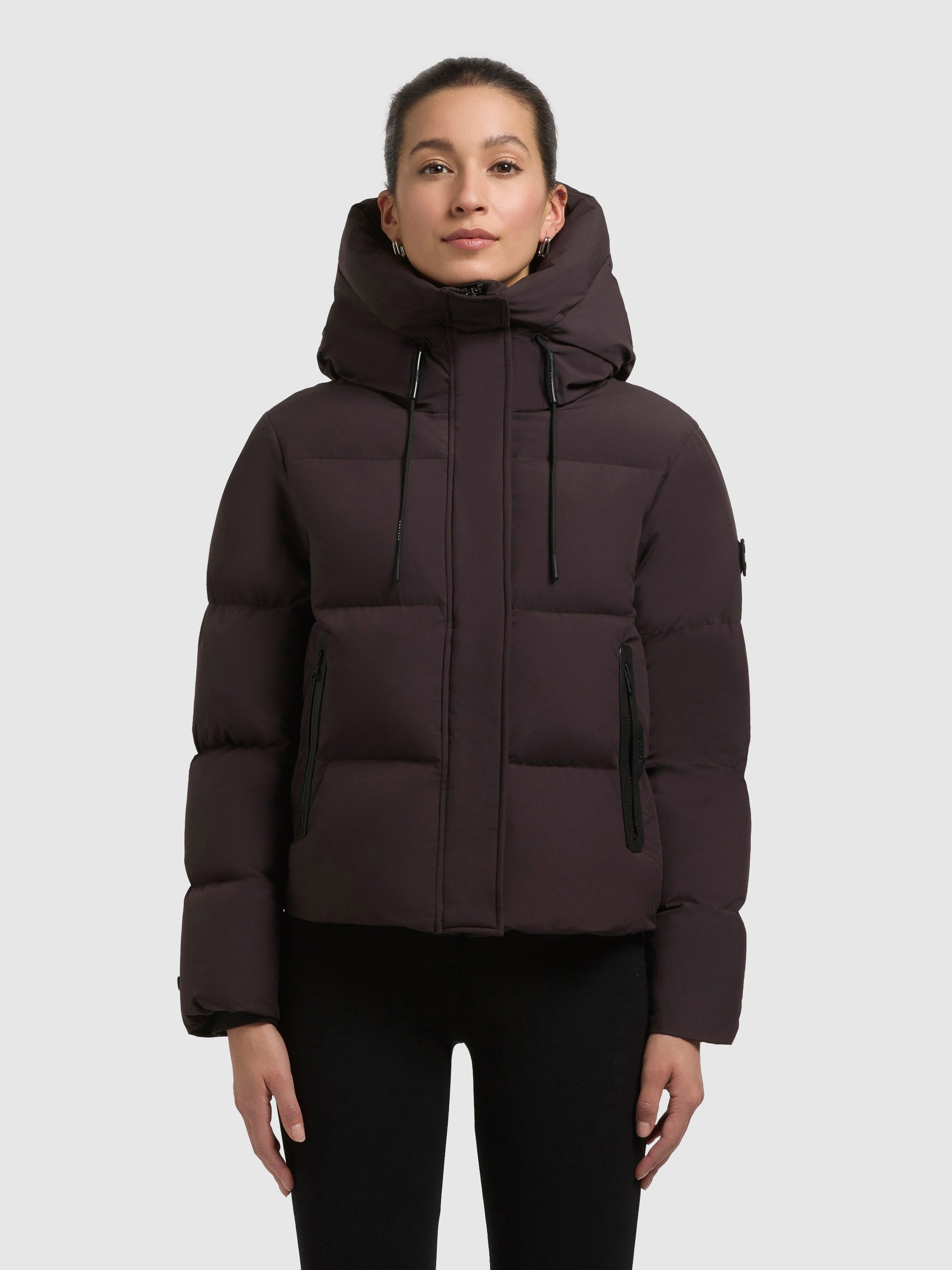 khujo-jacke-enits-matt-damen-steppjacke-moody-plum-mit-kapuze image 4