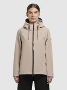 khujo-jacke-woom-beige-regenjacke image 4