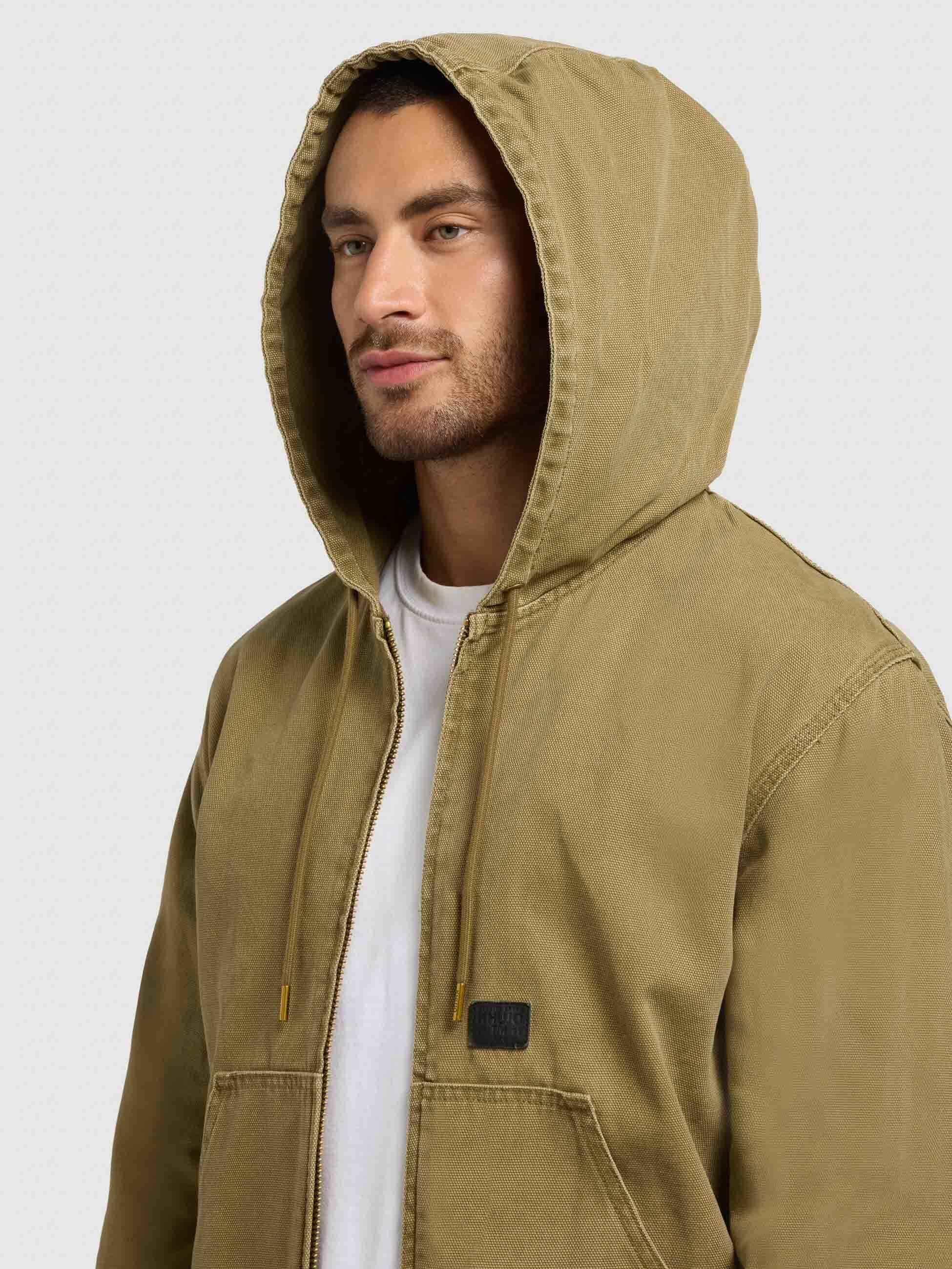 khujo-rhiis-workwear-jacke-canary-green-mit-kapuze image 7