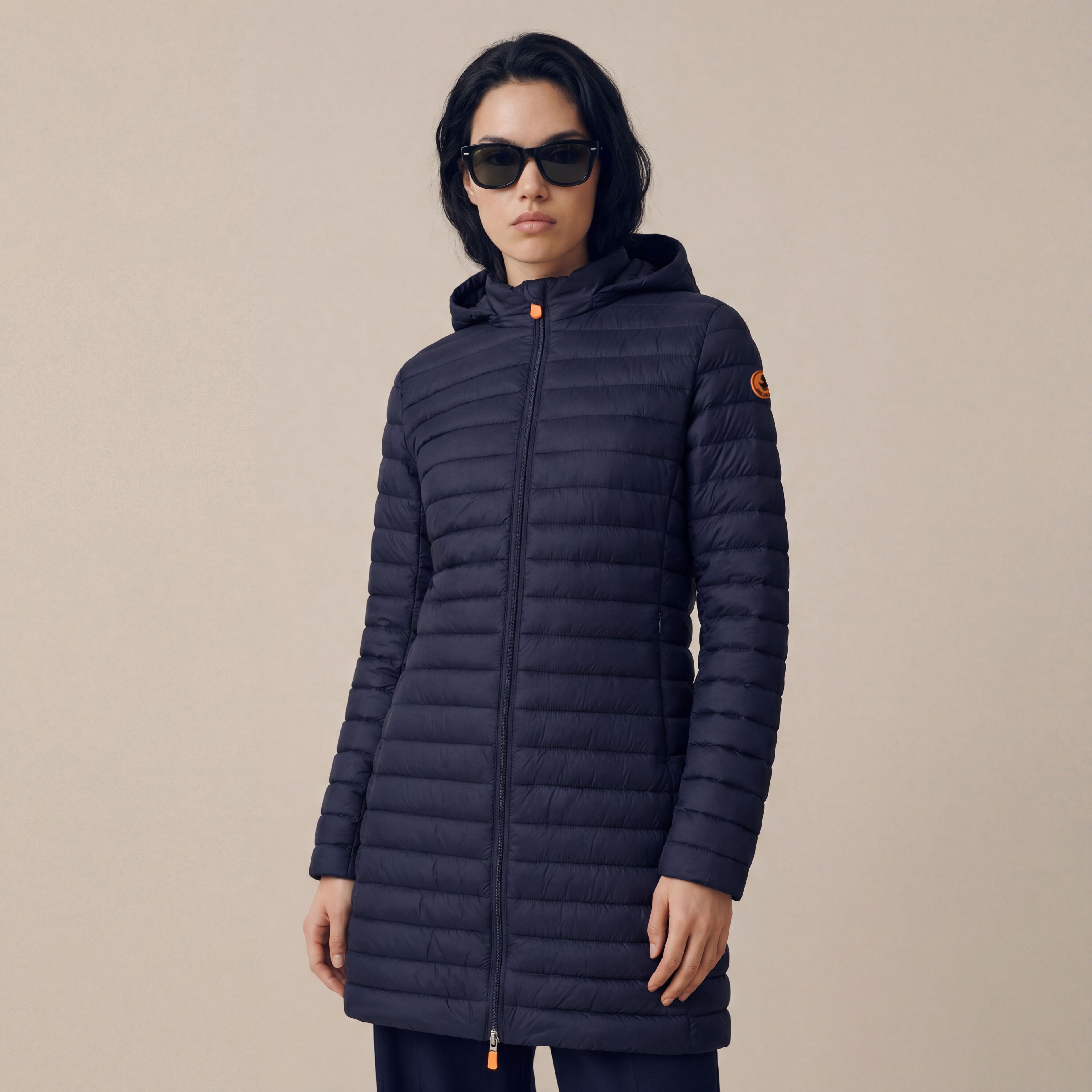 save-the-duck-bryanna-damen-daunenmantel-navy-slim-fit-wasserabweisend-mit-kapuz image 5