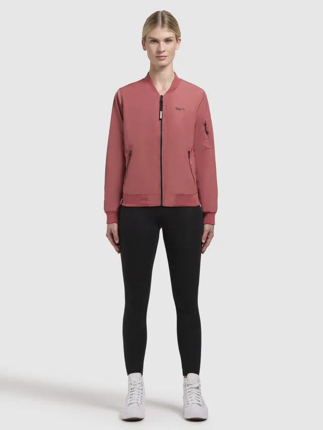 khujo-jacke-cend-rostrot-h-ftlange-bomberjacke-blouson-damen image 1