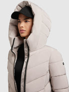 khujo-mantel-darka-hellbeige-damen-steppmantel-regular-fit image 7