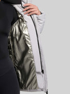 khujo-jacket-matla-platinum-gray-slim-fit-steppjacke-mit-kapuze-leicht-wattiert image 8