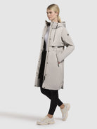 khujo-coat-manao-light-beige-regular-fit-sommer-parka-damen image 2