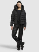 khujo-jacke-vadea-damen-h-ftlange-steppjacke-in-dunkelgrau image 2