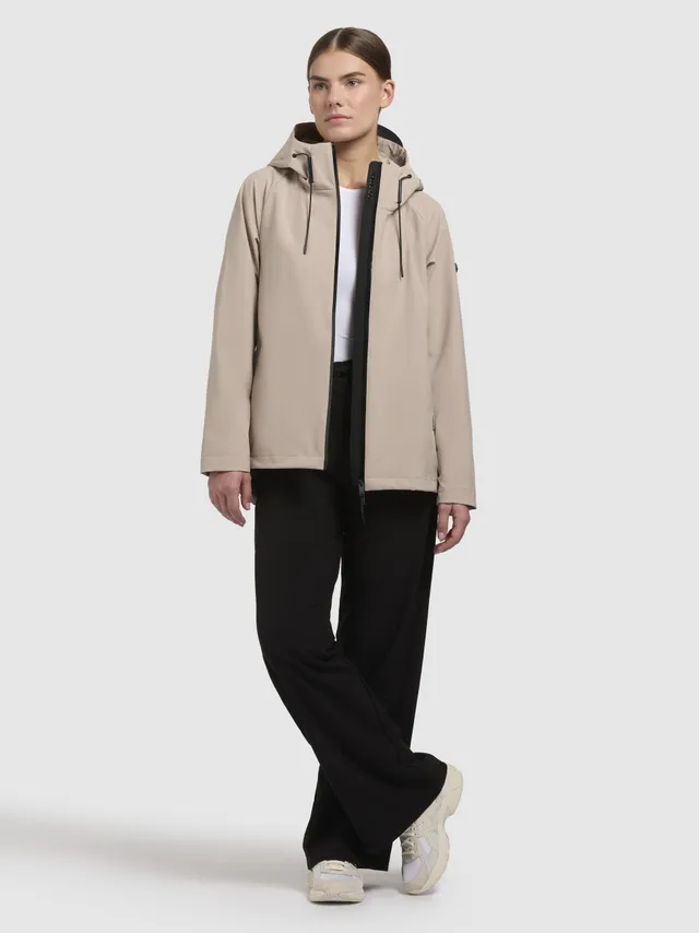 khujo-jacke-woom-beige-regenjacke image 1