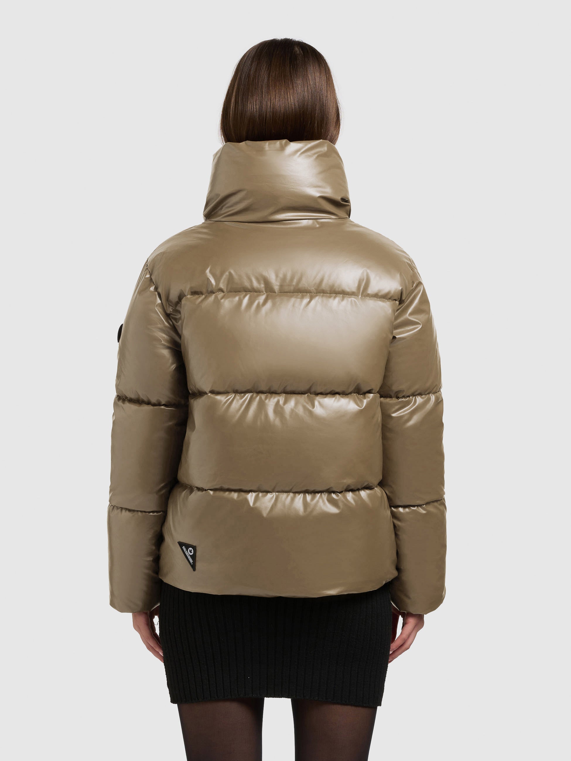 khujo-jacke-rinja2-shiny-cane-brown-h-ftlange-steppjacke-gl-nzend-loose-fit image 3