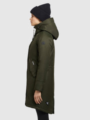 khujo-mantel-laria-damen-parka-dunkelgr-n-regular-fit image 8