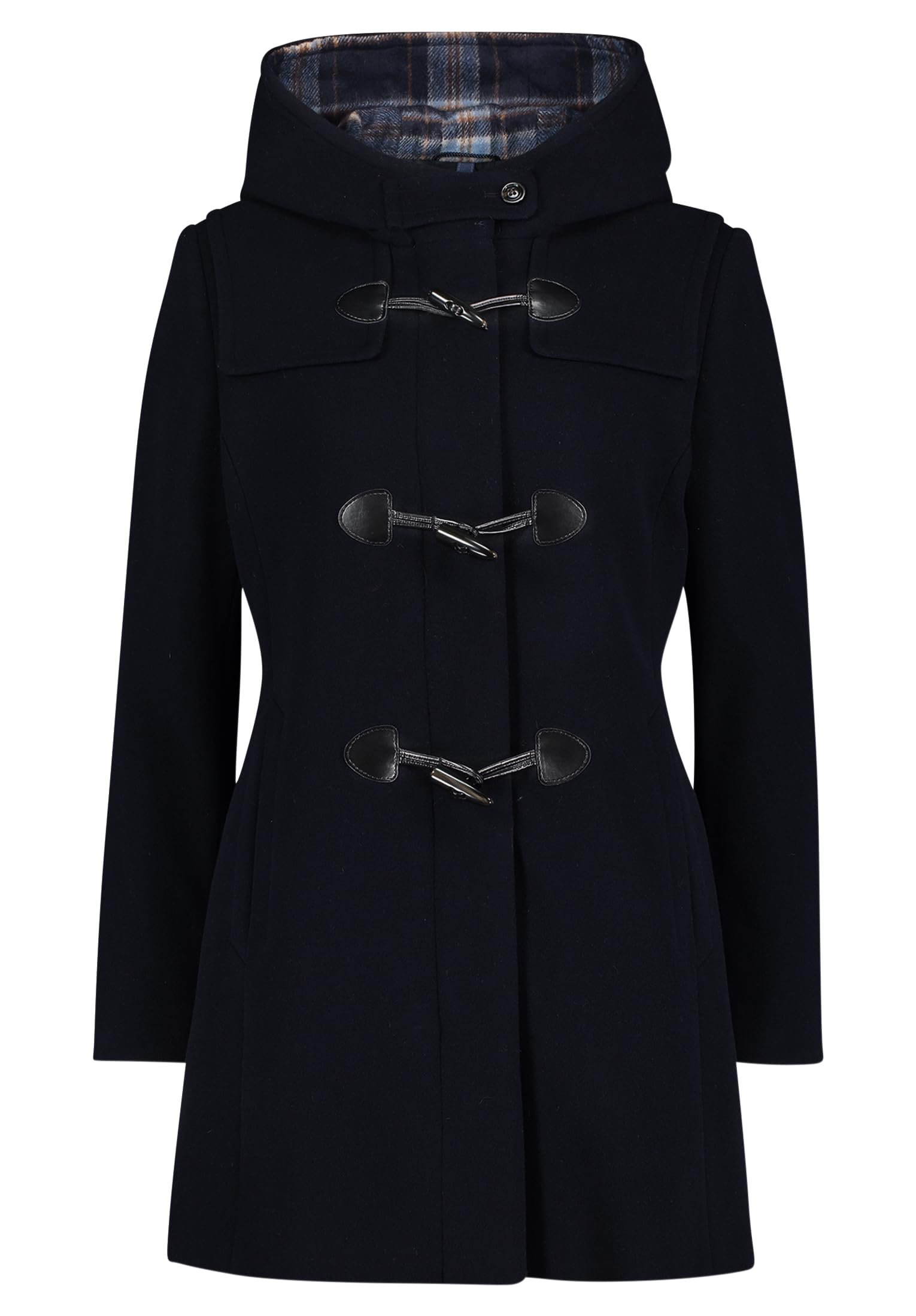 gil-bret-damen-dufflecoat-mit-kapuze-wollvelours-knebelverschluss image 4