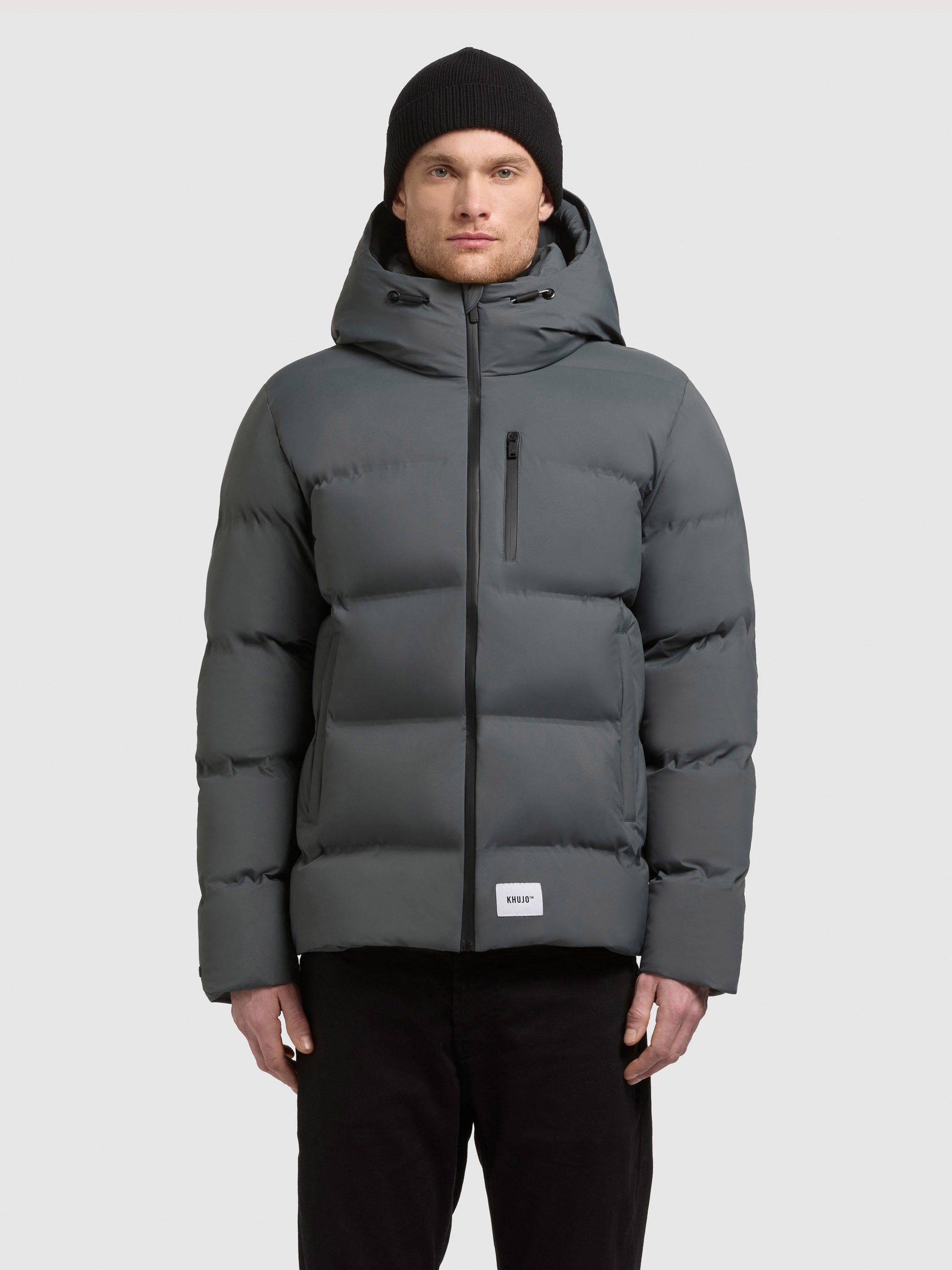 khujo-jacke-silas3-foam-green-wattierte-steppjacke-mit-kapuze image 4