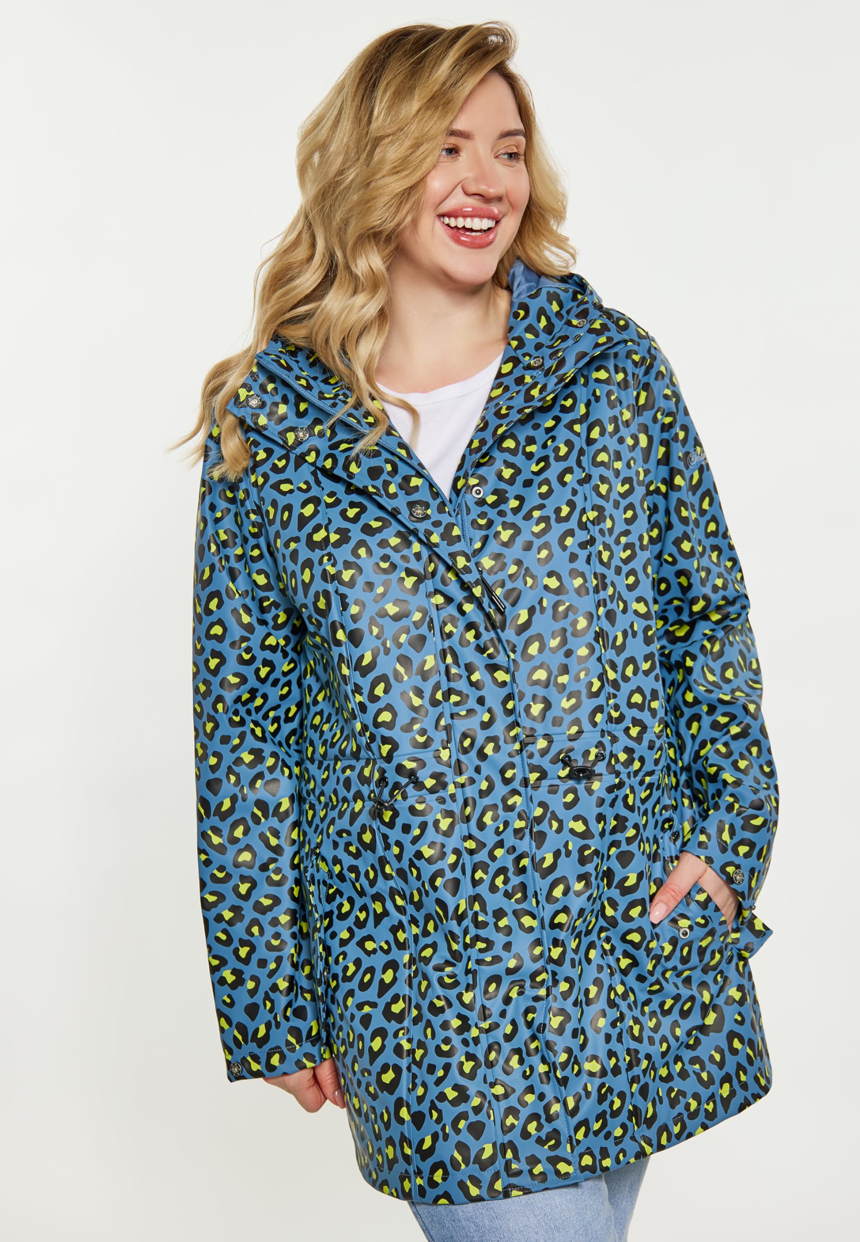 schmuddelwedda-damen-regenjacke-wasserdichte-kurzjacke-mit-kapuze image 3