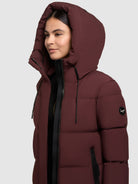 khujo-jacke-drown-matt-moscato-red-damen-steppjacke image 7