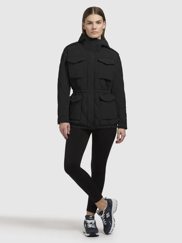 khujo-alimina-damen-steppjacke-schwarz image 1